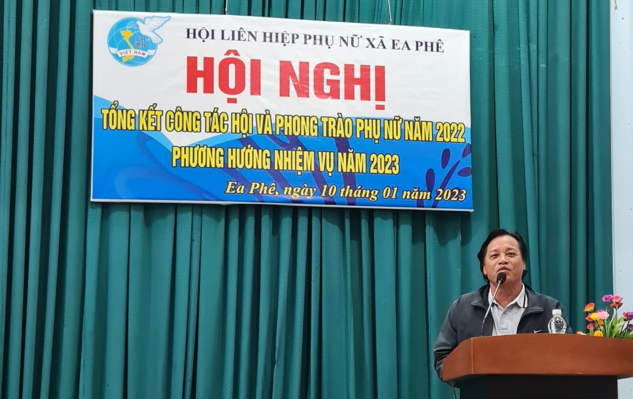 Hội Liên hiệp Phụ nữ xã tổ chức Hội nghị tổng kết công tác hội và phong trào phụ nữ năm 2022, triển khai nhiệm vụ năm 2023.